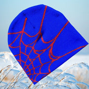 Spider web beanie