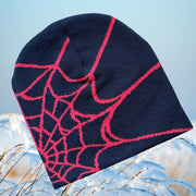 Spider web beanie