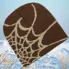 Spider web beanie