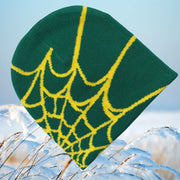 Spider web beanie