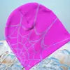 Spider web beanie
